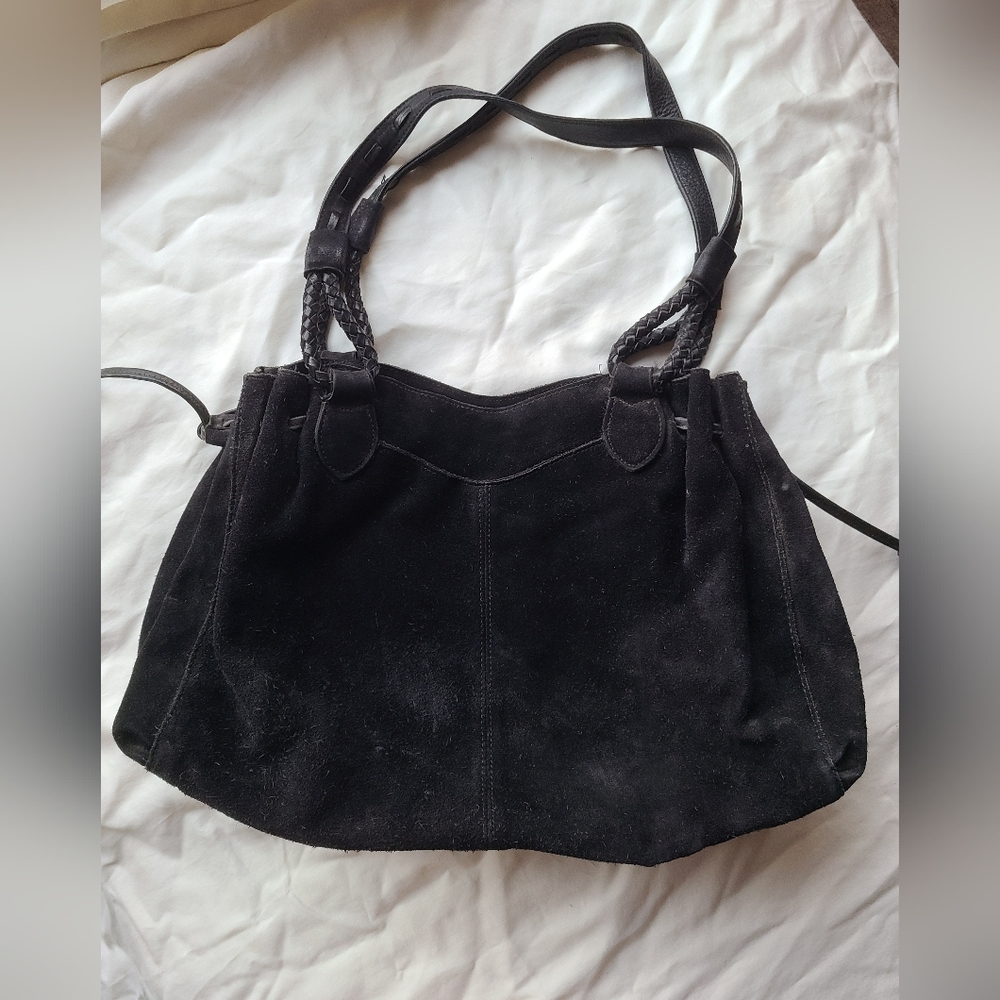 J. Jill black suede purse